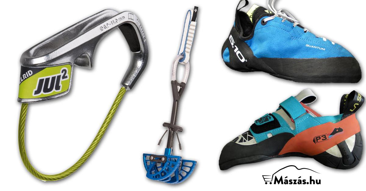 2016 mászófelszerelés újdonságaihoz kattints ide - Camelot Ultralights - FiveTen Quantum - Edelrid Jul2 - LaSportiva Otaki 2016 mászófelszerelés újdonságaihoz kattints ide - Camelot Ultralights - FiveTen Quantum - Edelrid Jul2 - LaSportiva Otaki
