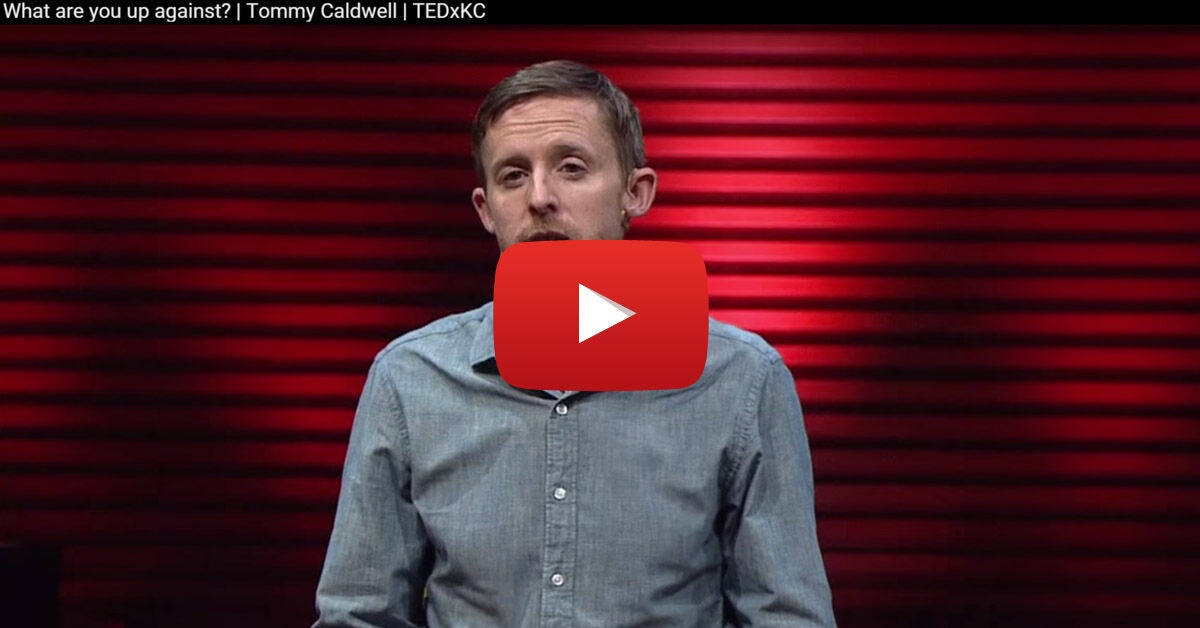 Tommy Caldwell TEDx előadásáról szóló videó mászásról, túszul ejtésről, ujjamputcióról »