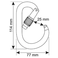CAMP Core  Lock csavaros HMS karabiner narancs