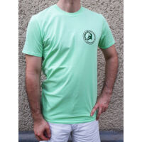 Kép 1/4 - Gerecse tagsági férfi póló zöld színben a Mászás.hu-tól