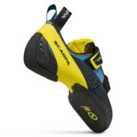 Scarpa Vapor V mászócipő, kék-sárga színben