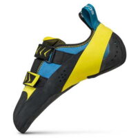 Scarpa Vapor V mászócipő, kék-sárga színben