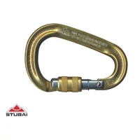 STUBAI HMS Pico easylock csavaros karabiner arany színben (gravírozható)