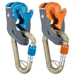 CT Click Up Plus fékezés asszisztációs biztosító eszköz (narancssárga, kék) + AJÁNDÉK karabiner CT Click Up Plus fékezés asszisztációs biztosító eszköz (narancssárga, kék) + AJÁNDÉK karabiner