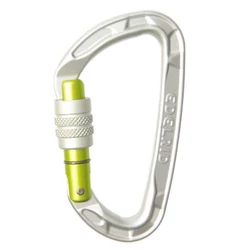 Edelrid Pure csavaros karabiner ezüst színben