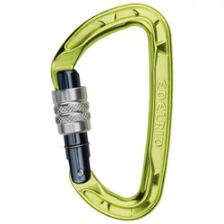Edelrid Pure csavaros karabiner zöld színben Edelrid Pure csavaros karabiner zöld színben