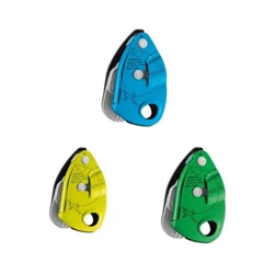 Petzl Grigri + 2026 biztosítóeszköz továbbfejlesztett antipánik funkcióval  (Kék, Zöld, Sárga)