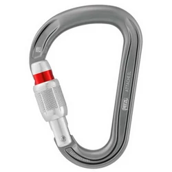 Petzl Attache csavaros HMS karabiner szürke színben