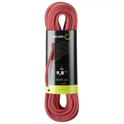 Edelrid Boa 9,8 mm-es fal- és sziklamászókötél (60 m, piros színű)