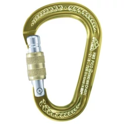 STUBAI HMS Pico easylock csavaros karabiner arany színben (gravírozható)