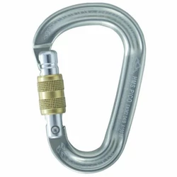 STUBAI HMS Pico easylock csavaros karabiner ezüst színben (gravírozható)