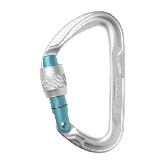 Edelrid Pure Screw 3 karabiner ezüst színben a Mászás.hu-tól!
