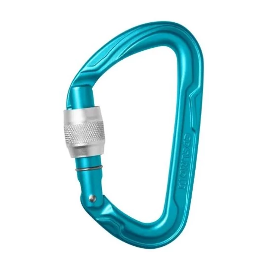 Edelrid Pure Screw 3 karabiner világoskék színben a Mászás.hu-tól!