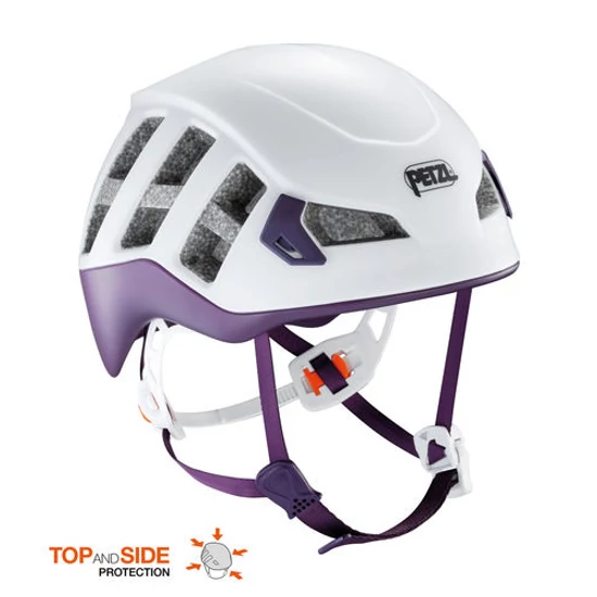 Petzl Meteor 2019- mászósisak lila színben és S/M méretben a Mászás.hu-tól