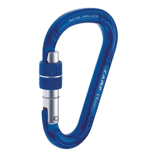CAMP HMS Lock csavaros karabiner kék