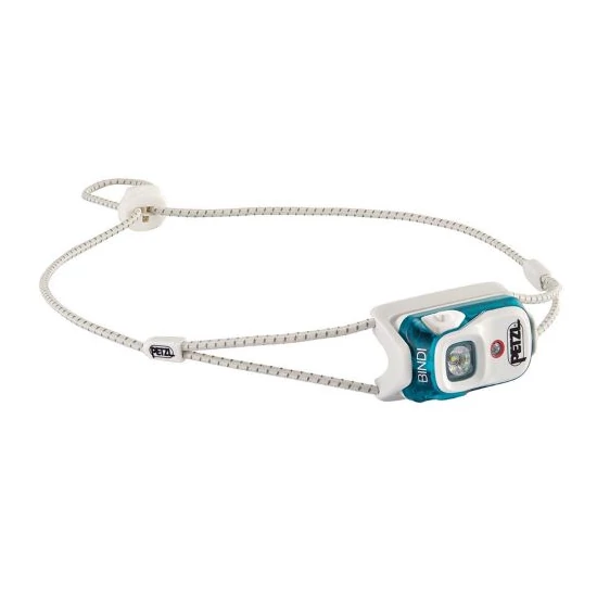 Petzl Bindi fejlámpa türkizkék 200lm (akku, 35g)