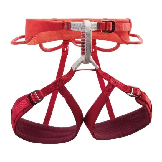 Petzl Luna női mászóbeülő coral piros színben és négyféle méretben a Mászás.hu-tól