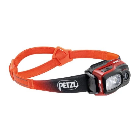 Petzl Swift ledes fejlámpa narancs színben