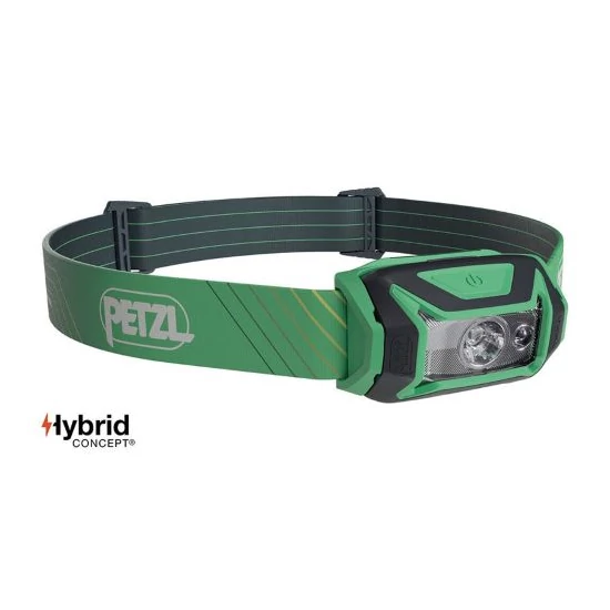 Petzl Tikka Core ledes fejlámpa zöld színben a Mászás.hu-tól