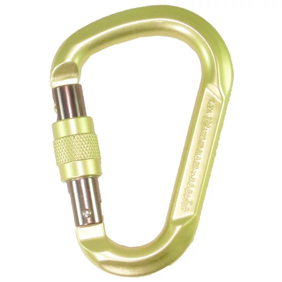 Alpidex Troja csavaros HMS karabiner citromsárga