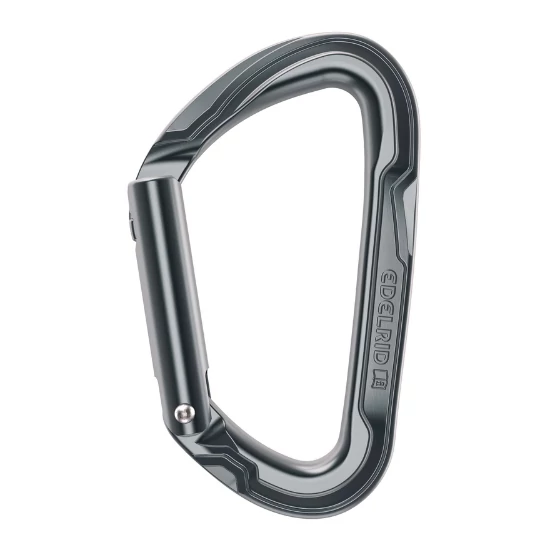 Edelrid Pure Straigh lll Grafitszürke karabiner
