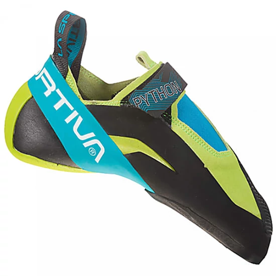 La Sportiva Python mászócipő zöld-kék színben a Mászás.hu-tól