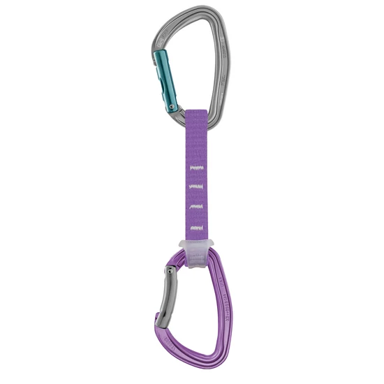 Petzl Djinn Axess 12 cm-es lila színű express a Mászás.hu-tól