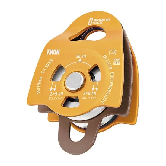 Singing Rock Pulley Twin Roll csiga Arany színben